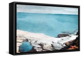 Natural Bridge, Bermuda, c.1901-Winslow Homer-Framed Stretched Canvas