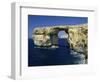 Natural Bridge Close to Dwejra Bay, Gozo, Malta, Mediterranean, Europe-Fred Friberg-Framed Photographic Print