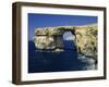Natural Bridge Close to Dwejra Bay, Gozo, Malta, Mediterranean, Europe-Fred Friberg-Framed Photographic Print