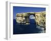 Natural Bridge Close to Dwejra Bay, Gozo, Malta, Mediterranean, Europe-Fred Friberg-Framed Photographic Print