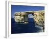 Natural Bridge Close to Dwejra Bay, Gozo, Malta, Mediterranean, Europe-Fred Friberg-Framed Photographic Print