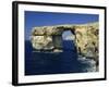 Natural Bridge Close to Dwejra Bay, Gozo, Malta, Mediterranean, Europe-Fred Friberg-Framed Photographic Print