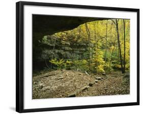 Natural Bridge, Ha Ha Tonka Karst Natural Area, Ha Ha Tonka State Park, Missouri, USA-Charles Gurche-Framed Photographic Print