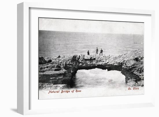 Natural Bridge of Ross, County Clare, Ireland, 1906-null-Framed Giclee Print