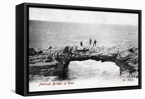 Natural Bridge of Ross, County Clare, Ireland, 1906-null-Framed Stretched Canvas