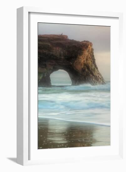 Natural Bridge Portrait, Santa Cruz-Vincent James-Framed Photographic Print