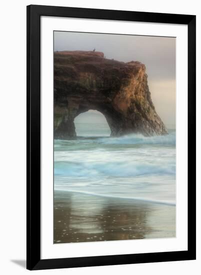 Natural Bridge Portrait, Santa Cruz-Vincent James-Framed Photographic Print