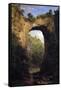 Natural Bridge, Virginia-Frederic Edwin Church-Framed Stretched Canvas