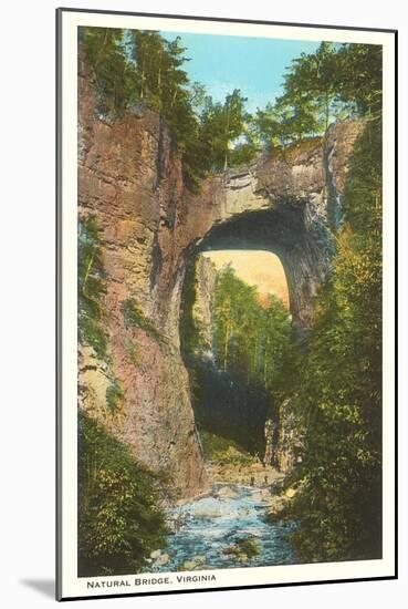 Natural Bridge, Virginia-null-Mounted Art Print