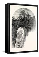 Natural Bridge, Virginia-John Douglas Woodward-Framed Stretched Canvas