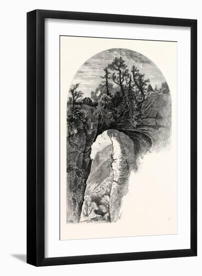 Natural Bridge, Virginia-John Douglas Woodward-Framed Giclee Print