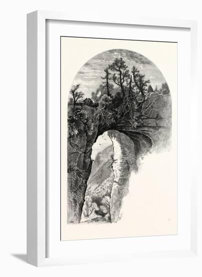 Natural Bridge, Virginia-John Douglas Woodward-Framed Giclee Print