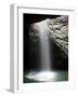 Natural Bridge Waterfall, Springbrook National Park, Gold Coast Hinterland, Queensland, Australia-David Wall-Framed Photographic Print