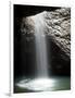 Natural Bridge Waterfall, Springbrook National Park, Gold Coast Hinterland, Queensland, Australia-David Wall-Framed Photographic Print