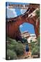 Natural Bridges National Monument, Utah - Sipapu Bridge-Lantern Press-Stretched Canvas