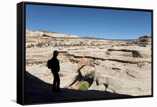 Natural Bridges National Monument, Utah, United States of America, North America-Richard Maschmeyer-Framed Stretched Canvas