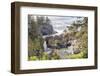 Natural Bridges Viewpoint, Oregon, USA. View of the Natural Bridges on the Oregon coast.-Emily Wilson-Framed Photographic Print