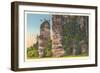 Natural Chimneys, Mt. Solon-null-Framed Art Print