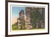 Natural Chimneys, Mt. Solon-null-Framed Art Print