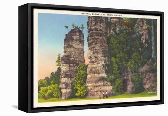 Natural Chimneys, Mt. Solon-null-Framed Stretched Canvas