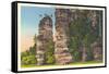 Natural Chimneys, Mt. Solon-null-Framed Stretched Canvas