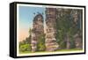 Natural Chimneys, Mt. Solon-null-Framed Stretched Canvas