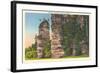 Natural Chimneys, Mt. Solon-null-Framed Art Print