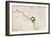 Natural Color Image of Qadisiyah Reservoir in Iraq-null-Framed Photographic Print