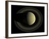 Natural Color Mosaic of Planet Saturn and its Main Rings-null-Framed Photographic Print