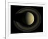 Natural Color Mosaic of Planet Saturn and its Main Rings-null-Framed Photographic Print