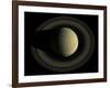 Natural Color Mosaic of Planet Saturn and its Main Rings-null-Framed Photographic Print