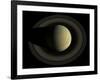 Natural Color Mosaic of Planet Saturn and its Main Rings-null-Framed Photographic Print