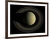 Natural Color Mosaic of Planet Saturn and its Main Rings-null-Framed Photographic Print