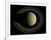 Natural Color Mosaic of Planet Saturn and its Main Rings-null-Framed Photographic Print