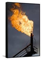Natural Gas Flare-null-Framed Stretched Canvas