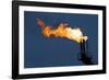 Natural Gas Flare-Paul Souders-Framed Photographic Print