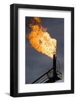 Natural Gas Flare-null-Framed Photographic Print