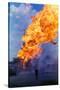 Natural Gas Well Burning after Explosion-null-Stretched Canvas