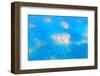 Natural Heart Shaped Coral Island in Great Barrier Reef near Cairns, Australia Seen from Above-dzain-Framed Photographic Print