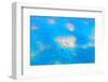 Natural Heart Shaped Coral Island in Great Barrier Reef near Cairns, Australia Seen from Above-dzain-Framed Photographic Print