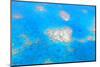 Natural Heart Shaped Coral Island in Great Barrier Reef near Cairns, Australia Seen from Above-dzain-Mounted Photographic Print