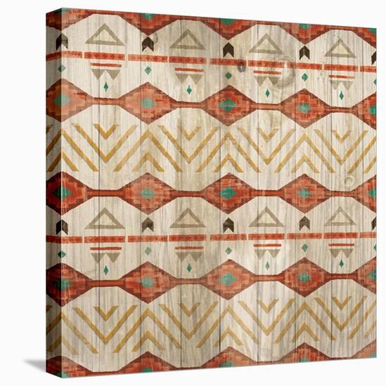 Natural History Lodge Southwest Pattern VII-Wild Apple Portfolio-Stretched Canvas