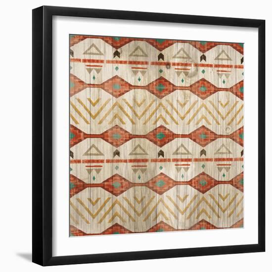 Natural History Lodge Southwest Pattern VII-Wild Apple Portfolio-Framed Art Print