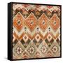 Natural History Lodge Southwest Pattern VIII-Wild Apple Portfolio-Framed Stretched Canvas