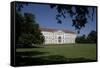 Natural History Museum Seen from Orczy-Kert Park, Budapest, Hungary, Europe-Julian Pottage-Framed Stretched Canvas