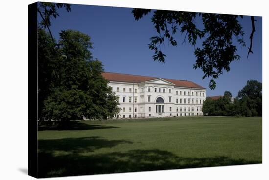 Natural History Museum Seen from Orczy-Kert Park, Budapest, Hungary, Europe-Julian Pottage-Stretched Canvas