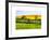 Natural Meadow Landscape and Abstract of Stones - Pewsey - Wiltshire - UK - England-Philippe Hugonnard-Framed Art Print