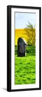 Natural Meadow Landscape with Abstract of Stones - Pewsey - Wiltshire - UK - Door Poster-Philippe Hugonnard-Framed Photographic Print