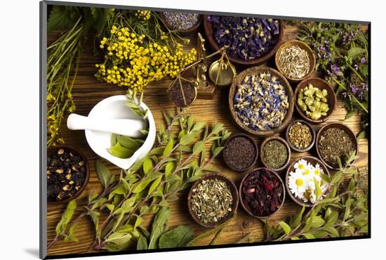 Natural Medicine, Herbs-Sebastian Duda-Mounted Photographic Print