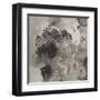 Natural Monotype Dark-Silvia Vassileva-Framed Art Print